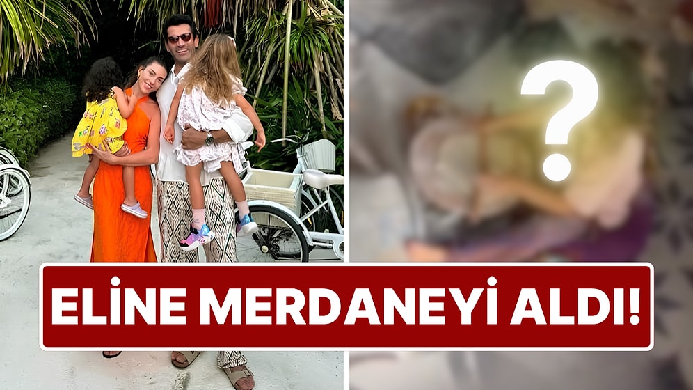 Eline Merdaneyi Aldı! Sinem Kobal'ın Kızı Lalin'in Köy Hali Sosyal Medyanın İçini Isıttı
