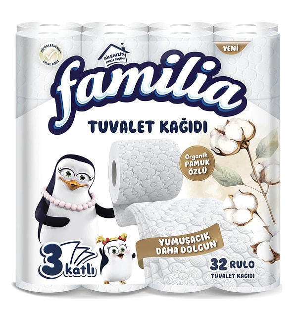 Stoklarını yenilemek isteyenler için Familia Plus 3 katlı tuvalet kağıdı fırsatı!