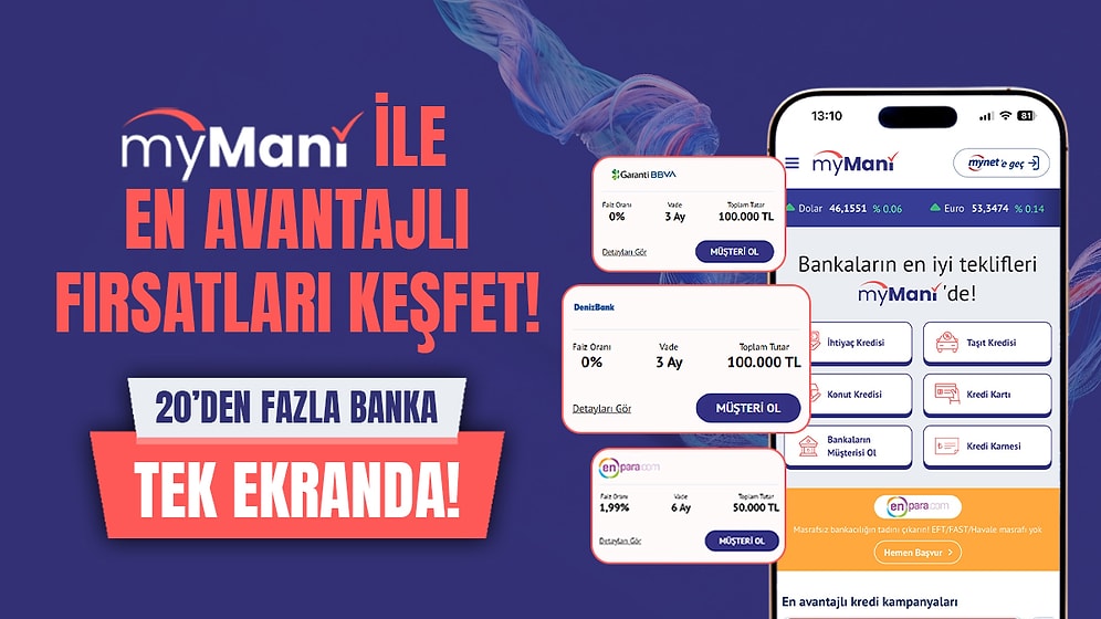 20’den Fazla Banka Tek Ekranda! %0 faizli Fırsatları Tıkla