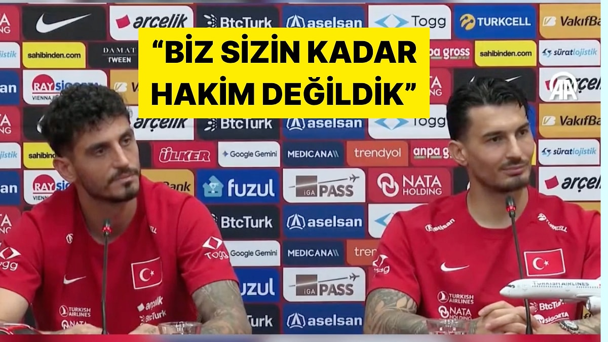 A Milli Takım Basın Toplantısında Futbolculara Yöneltilen Soru Gündem Oldu