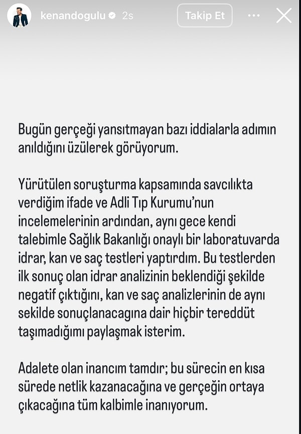 Kenan Doğulu paylaşımında şu ifadeleri kullandı 👇