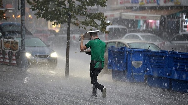 Meteoroloji'den 15 kente sarı kodlu uyarı.