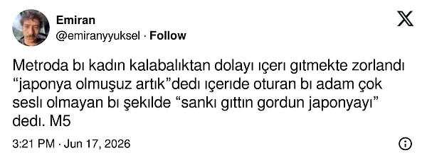 M5 manzaraları...