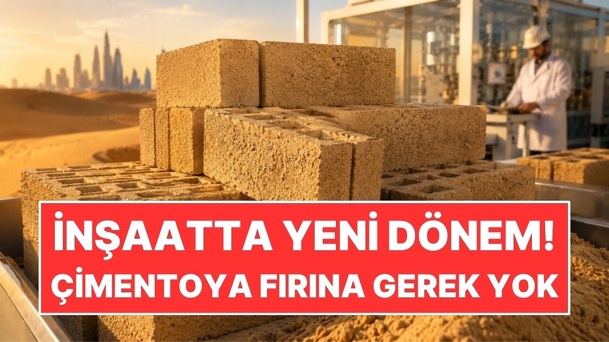 İnşaatta Yeni Dönem Başlıyor! Ne Çimento Gerekiyor Ne de Fırın