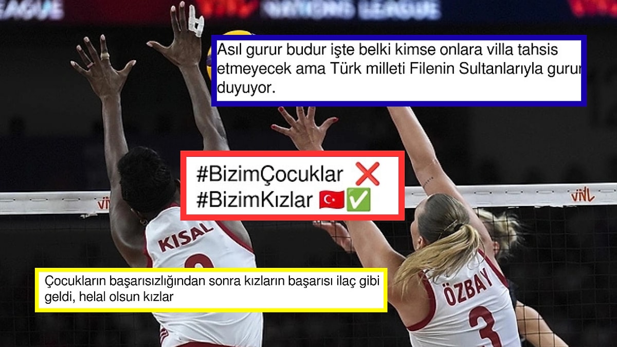 Almanya'yı 3-2 Mağlup Eden Filenin Sultanları Sosyal Medyayı Çalkaladı
