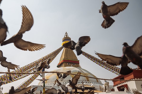 Katmandu’daki Hanuman Dhoka Saray Kompleksi bir zamanlar güneş ışığı ve su kaplarıyla saat hesaplamasının yapıldığı bir merkezdi.