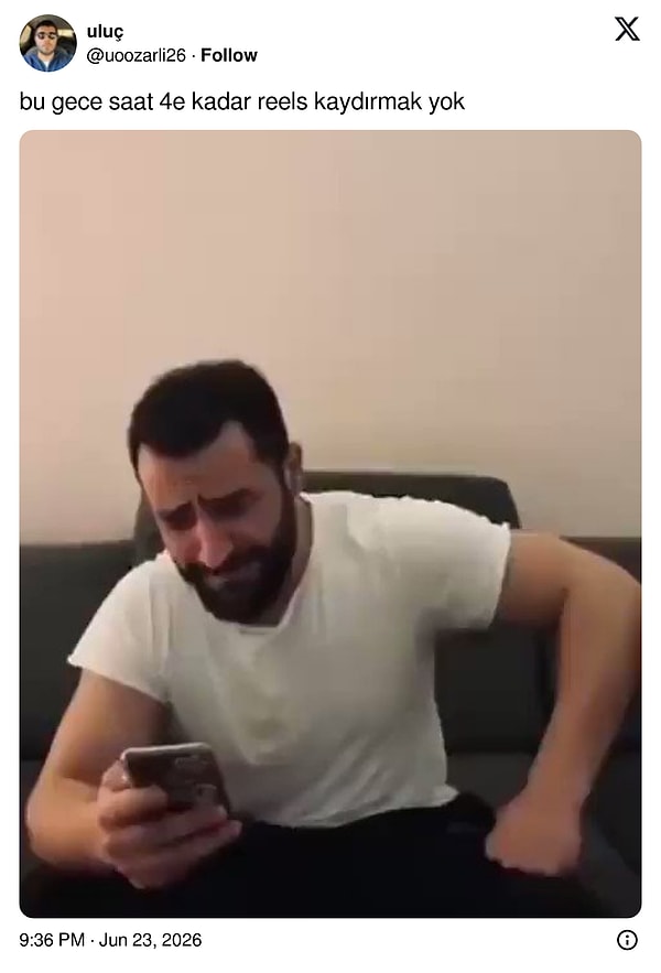 Üzdü...