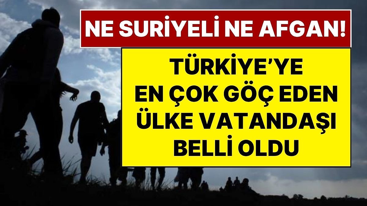 Ne Suriye Ne Afganistan: Türkiye'ye En Çok Göç Eden Ülke Vatandaşları Belli Oldu