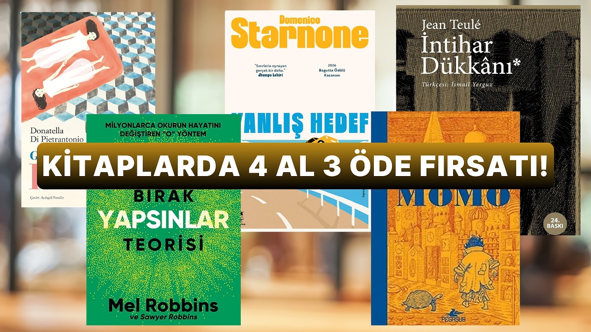 Kitap Kurtları Buraya: Amazon Prime Day'de Binlerce Kitapta "4 Al 3 Öde" Başladı!