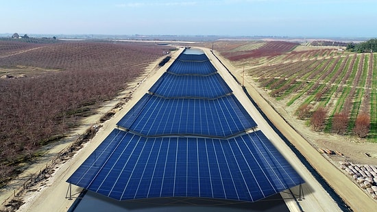Massive Project Places Solar Panels Over Miles of Water Canals in California