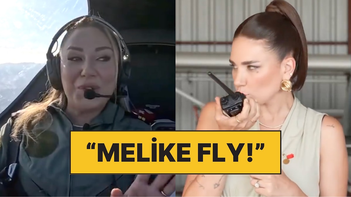 Gelin Evi'nde Çıtayı Gökyüzüne Çıkaran Melike Yarışmaya Uçakla Katıldı!
