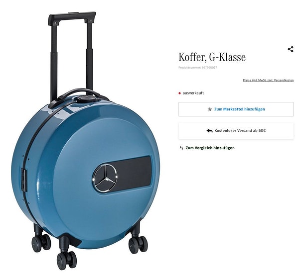 The most discussed detail about the suitcase turned out to be its price.