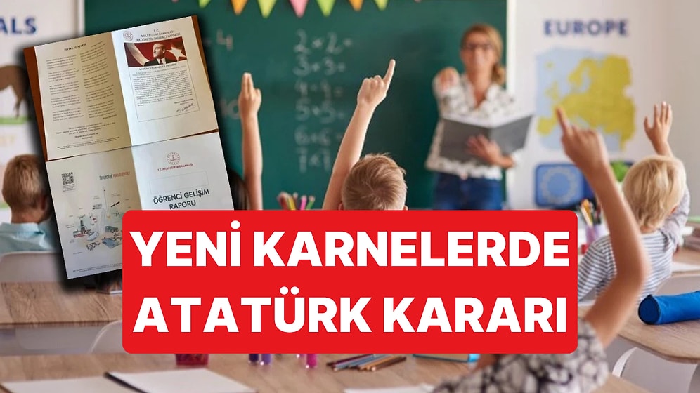 Atatürk ve İstiklal Marşı, Yarın Dağıtılacak Gelişim Raporlarına Geri Döndü