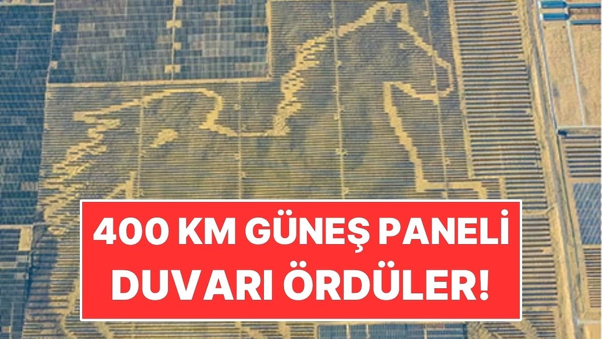 Çölün Ortasına 400 Kilometrelik Güneş Seddi İnşa Ediyorlar