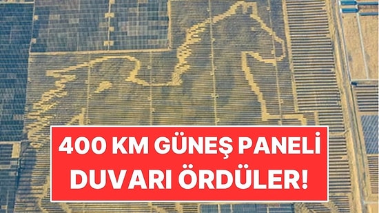 Çölün Ortasına 400 Kilometrelik Güneş Seddi İnşa Ediyorlar