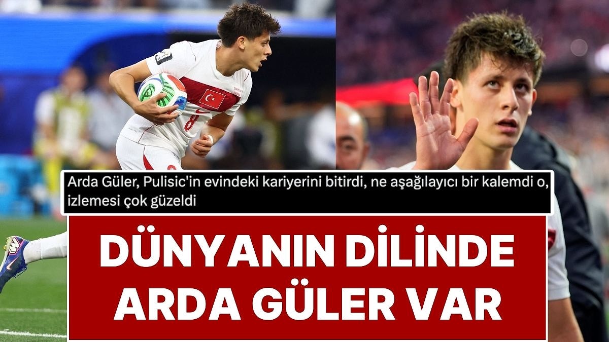 Arda Güler Tüm Dünyanın Dilinde: Millilerin 3-2 Kazandığı ABD Maçına Arda Güler Damgasını Vurdu