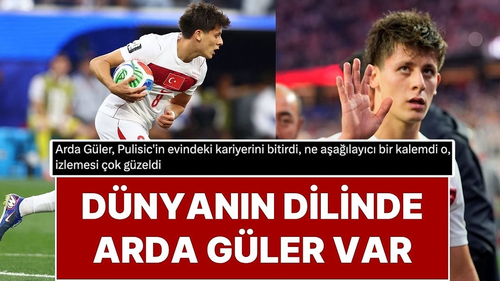 Arda Güler Tüm Dünyanın Dilinde: Millilerin 3-2 Kazandığı ABD Maçına Arda Güler Damgasını Vurdu