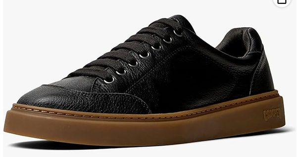 Minimalist tarzı ve konforu bir arada sunan antrasit gri renkli deri Camper sneaker!