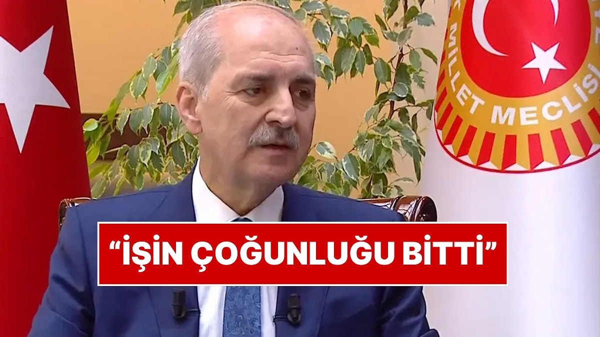 TBMM Başkanı Terörsüz Türkiye Sürecinde Sona Gelindiğini Açıkladı