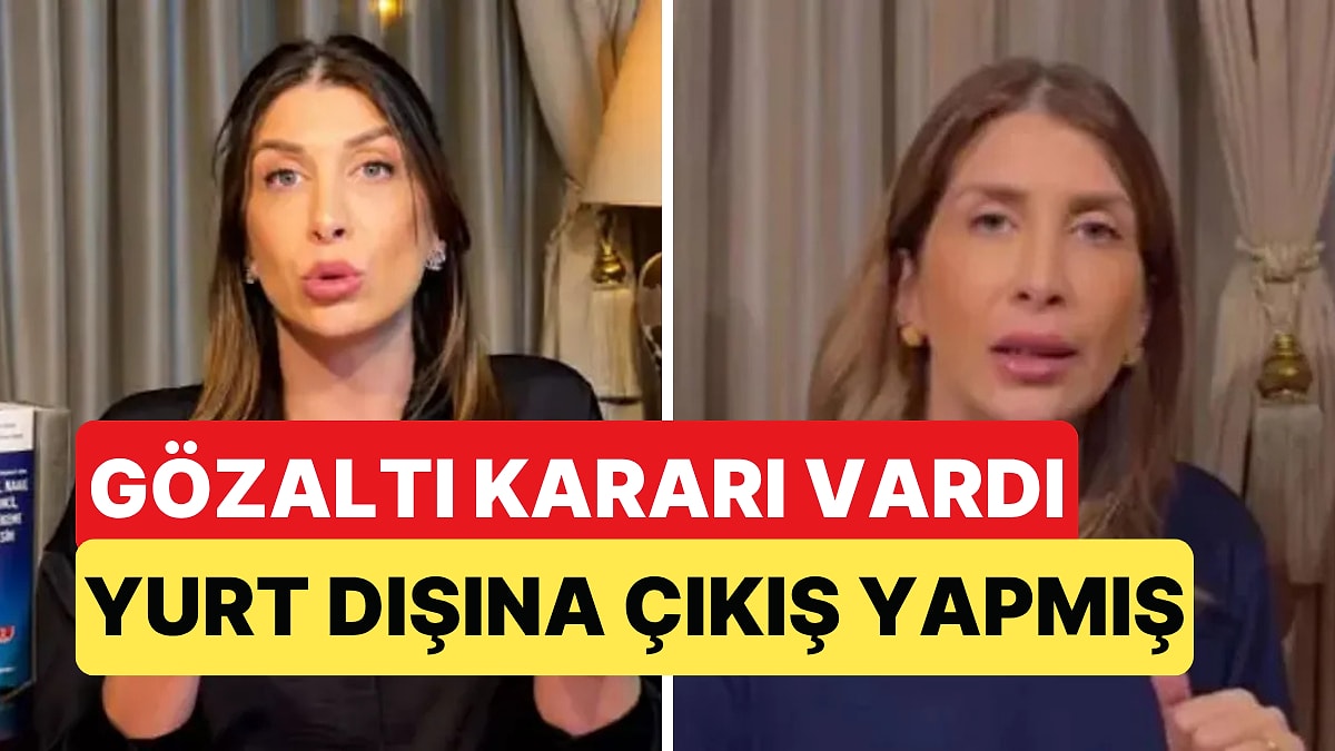 Hakkında Gözaltı Kararı Çıkartılan Tamar Tanrıyar Yurt Dışına Çıkmış
