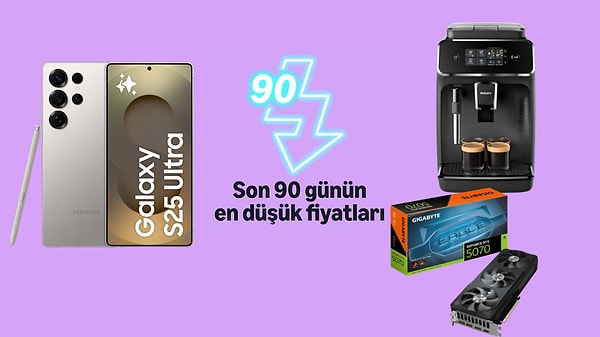 Son 90 günün en düşük fiyatları bu listede!
