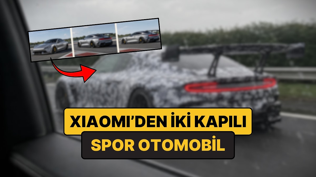 Xiaomi'den Ters Köşe: İki Kapılı Elektrikli Spor Otomobili Sızdırıldı