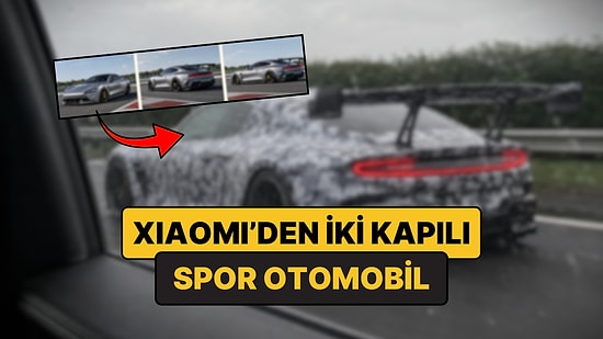 Xiaomi'den Ters Köşe: İki Kapılı Elektrikli Spor Otomobili Sızdırıldı