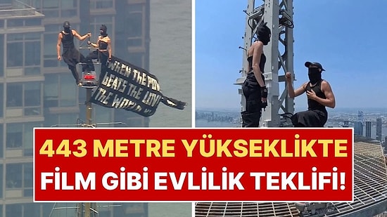 Empire State Binası’nın Tepesinde Film Gibi Bir Evlilik Teklifi! Sonu Gözaltıyla Bitti