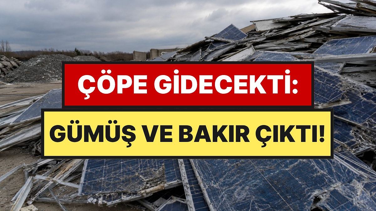 Güneş Panellerini Çöpe Atmadılar: Gümüş ve Bakır Kazandılar