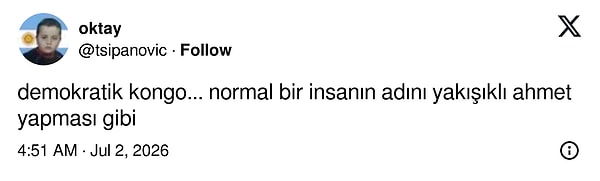 Kendini öyle görüyordur.