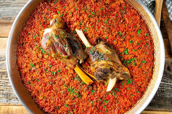 2. Ankara-Style Lamb and Orzo Stew