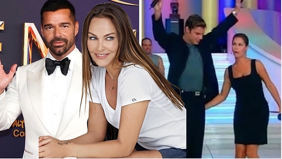 Hülya Avşar Is Reminded of the Moment She Touched Ricky Martin During a Throwback TV Appearance