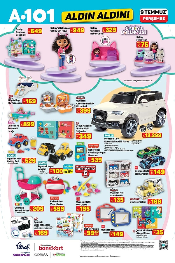 Dolu Montana 12 V Kumandalı Akülü Araba 12.299 TL