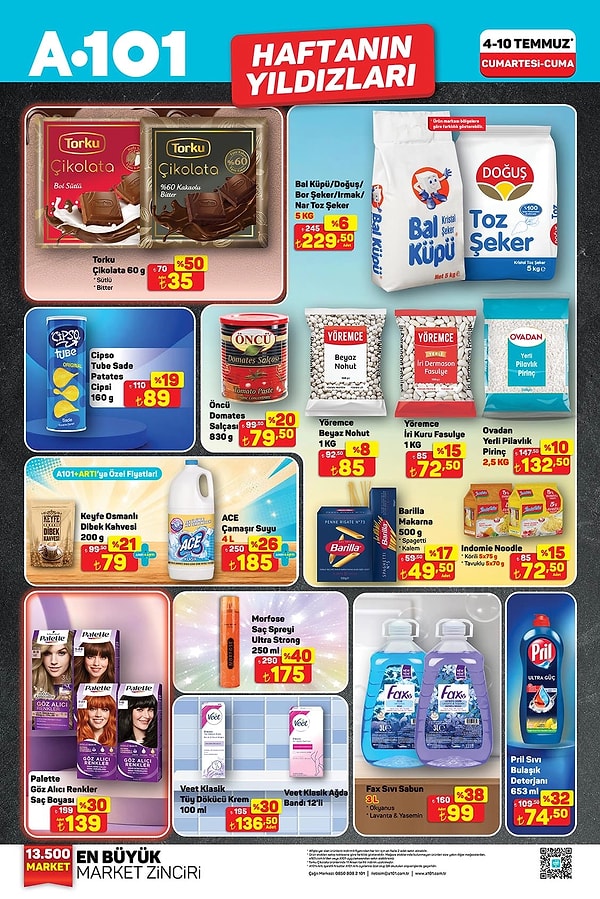 Torku Çikolata 60 g (Sütlü / Bitter) 35 TL