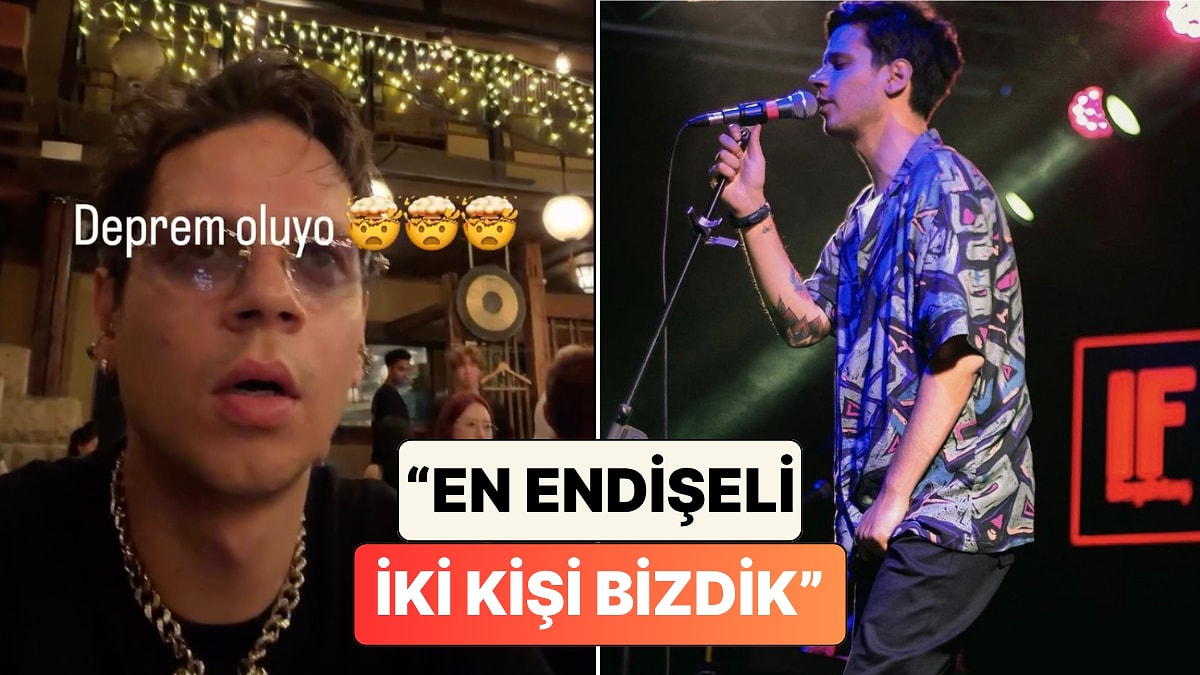 Madrigal Grubunun Solisti Anıl Erdem Cevizci Japonya Tatili Sırasında Depreme Yakalandığı Anları Paylaştı