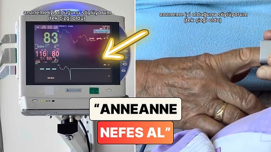 Monitörden Değerlerine Bakarken Bir Anda Elini Makineden Çıkaran Anneanne Torununun Yüreğini Ağzına Getirdi