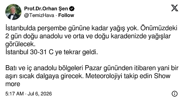 Orhan Şen’in paylaşımı 👇