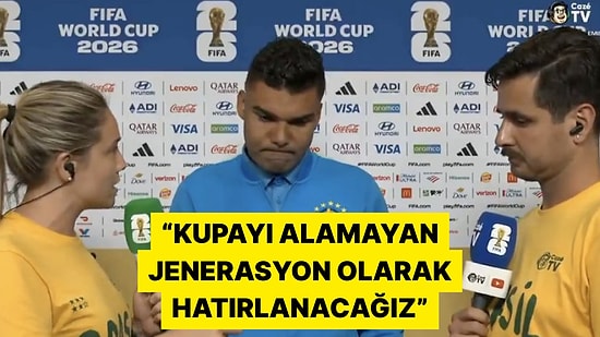 Brezilya'nın Norveç'e Elenmesinin Ardından Casemiro Gözyaşlarını Tutamadı