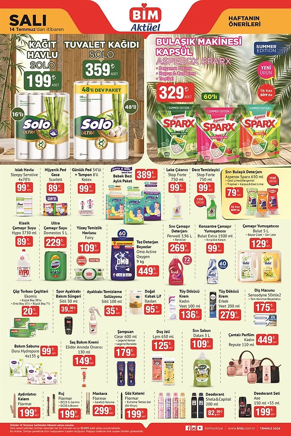 Solo Kağıt Havlu 16'lı 199 TL