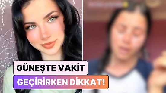 Önlem Almadan Çıkmayın! Güneş Altında Uyuyakalan Genç Kızın Yüzünde 2. Dereceden Yanık Oluştu