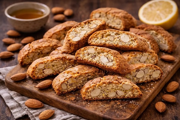Kuruyemişli Biscotti