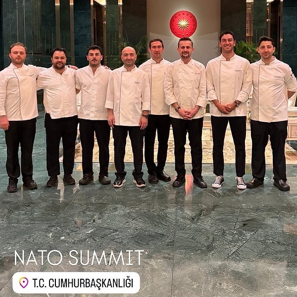 Chef Fatih Tutak has become the signature of meals at NATO events.