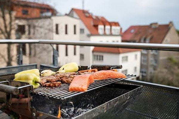 Grilling or Barbecuing on the Balcony