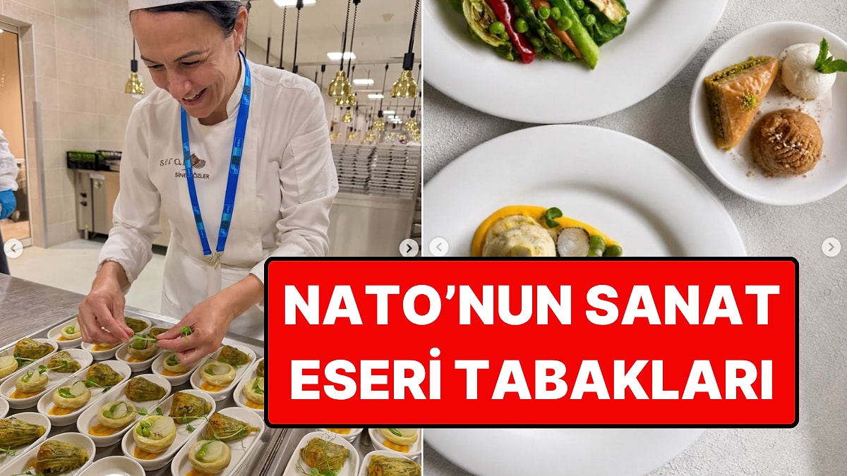 NATO Yemeklerini Yapan Ünlü Şefler Birer Sanat Eseri Gibi Olan Tabaklarını Paylaştı