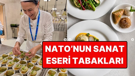 NATO Yemeklerini Yapan Ünlü Şefler Birer Sanat Eseri Gibi Olan Tabaklarını Paylaştı