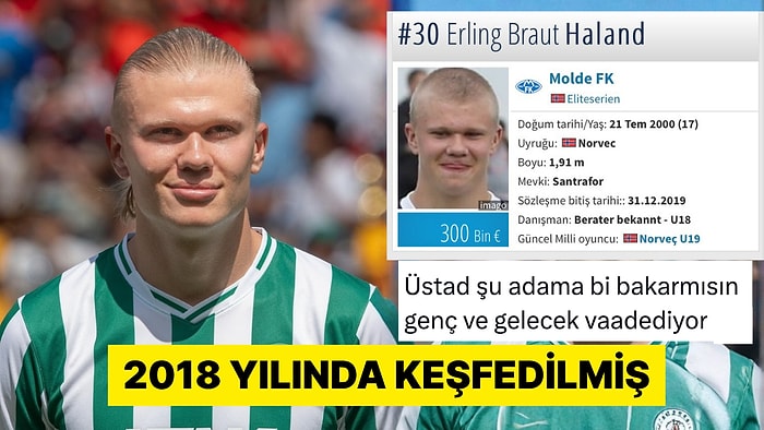 Norveçli Golcü Erling Haaland'ı 2018 Yılında Konyaspor'a Öneren X Kullanıcısı Viral Oldu