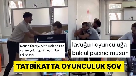 Hastanenin Güvenlik Tatbikatında Oscarlık Performans Sergileyen Vatandaş Viral Oldu