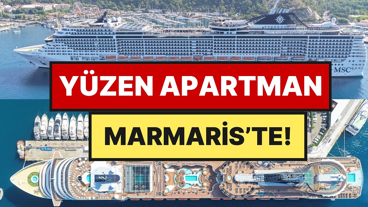 Yüzen Apartman Marmaris’te: Tek Seferde 4 Bin Turist Getirdi!