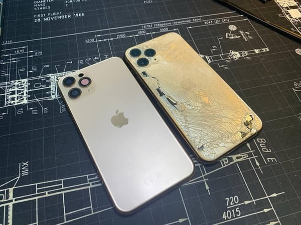 Sağlam telefonları eskitmek için kırıyorlar