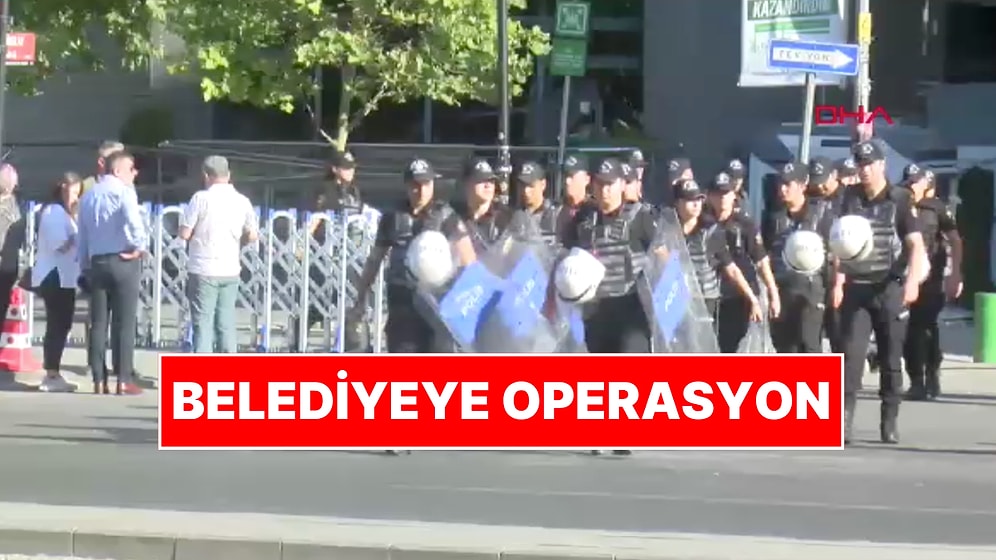 Çankaya Belediyesi'ne Operasyon Düzenlendi